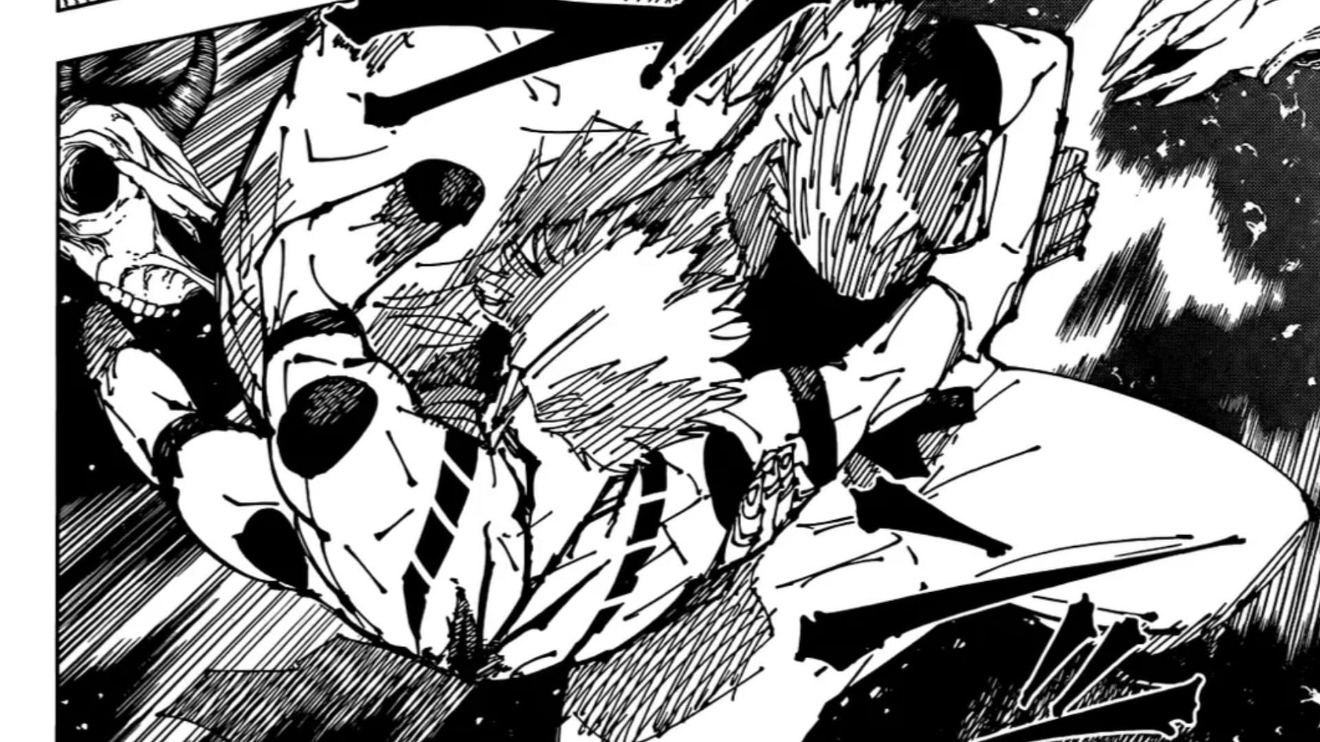 Yuta fighting Sukuna (Image via Shueisha)